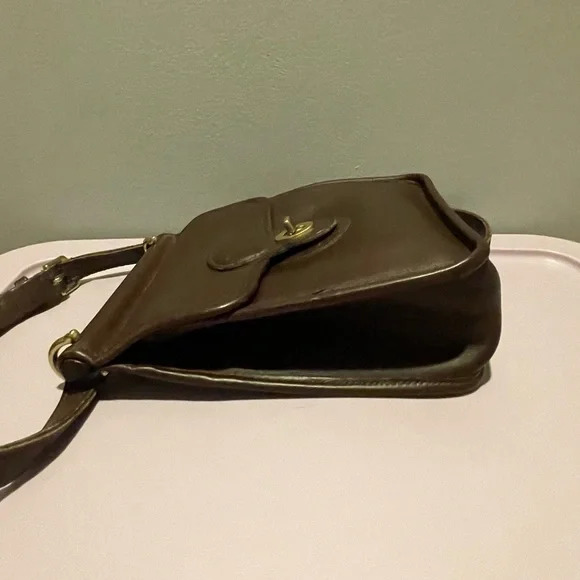 Coach Brown Leather Crossbody Bag - Picture 12 of 14